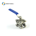 JKTL3B005 cf8m 1000 wog 3pc handles ss316 sanitary ball valves